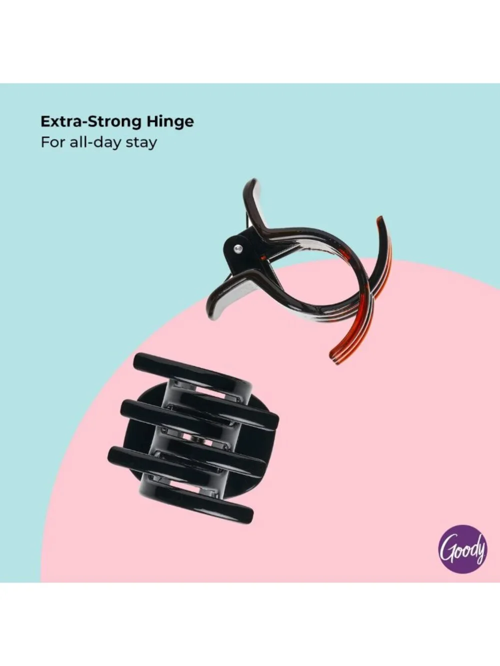Medium Claw Clips for Effortless Hair Updos - Pain-Free Hair Accessories, 2 Pack